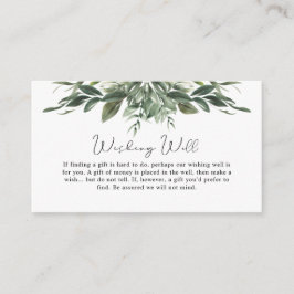 Cartão De Informações Foliage Foliage Wishing Welclosure Card