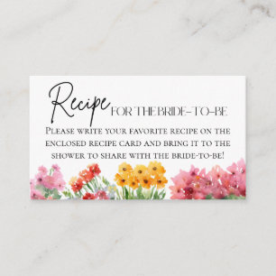 Cartão De Informações Fora do mercado Receita do Chá de panela Compre Fl