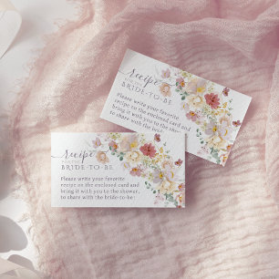 Cartão De Informações Forma aquosa Denominação de Primavera