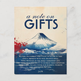 Cartão De Informações Foto Nota sobre Harmônicas Japonesas GIFTS com Fuj