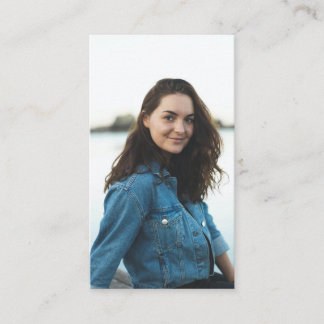 Cartão De Informações Foto Personalizada Personalizada