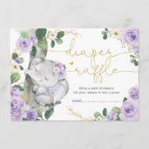 Fralda-Chuva-Elefante-Floral-Roxo Raffle