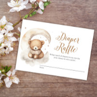 Fralda da Lua do Urso de Teddy Neutro Raffle