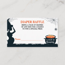 Fralda de Bruxas de Halloween Raffle