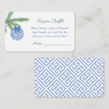 Fralda de Natal da Aquarela Raffle