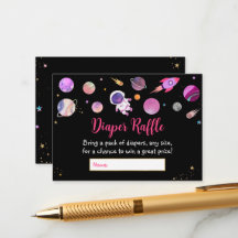 Fralda do Espaço da Garota Rosa Raffle