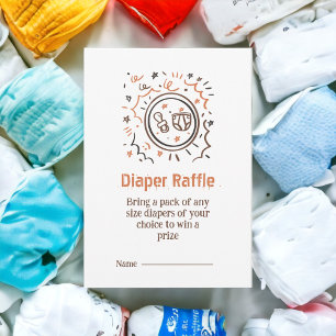 Cartão De Informações Fralda Raffle