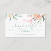 Fralda Raffle Floral Watercolor