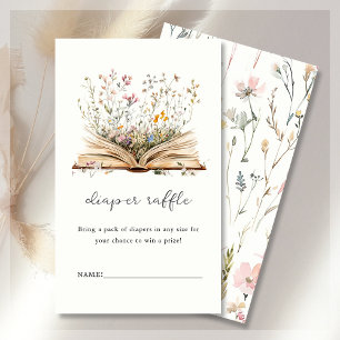 Cartão De Informações Fralda Raffle   Livro Chá de fraldas