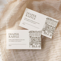 Fralda Raffle Paris Chá de fraldas Patisseriado Fr