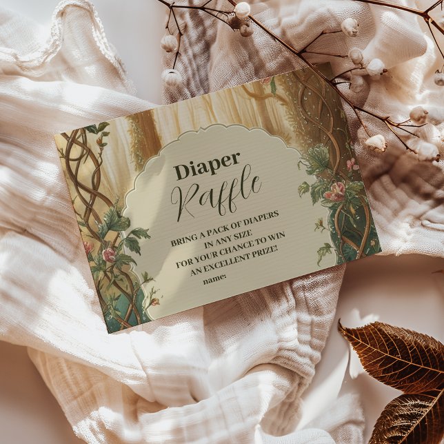 Cartão De Informações Frente de Raffle Encantada (Criador carregado)