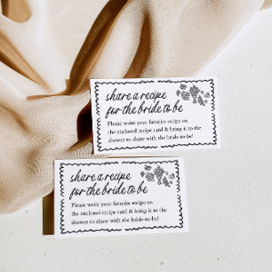 Cartão De Informações Fresco Da Solicitação De Receita De Chá de panela 