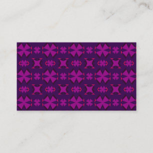 Cartão De Informações Fuchsia Geotech: A Vibrant Abstract Geometric Text