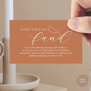 Cartão De Informações Fundo Honeymoon de Casamento, Desejo, minimalista