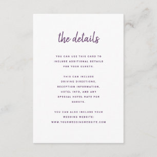 Cartão De Informações Gabinete de Script Moderno Minimalista  Detalhes D