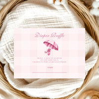 Garota Rosa - Chá de fraldas de Golfe - Raffle