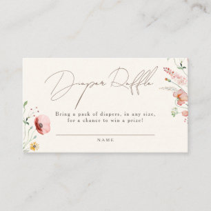 Cartão De Informações Garoto Chá de fraldas do Urso Verde da Floresta Ra