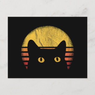 Cartão De Informações Gato Retro Vintage