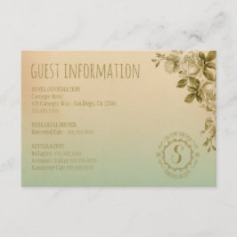 CARTÃO DE INFORMAÇÕES GC PARA SEMPRE EM INFO CONVIDADO DE AMOR