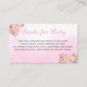 Cartão De Informações Gelado de Urso de Corda-d-Água Bonita Livros para 