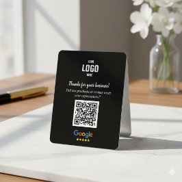 Cartão De Informações Google Reviews QR Code Business Enclosure Card
