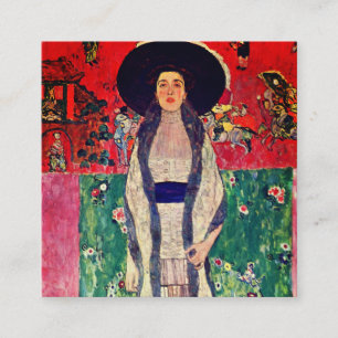 Cartão De Informações Gustav Klimt Retrato de Adele Bloch-Bauer II