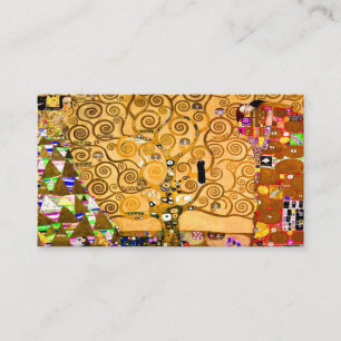 Cartão De Informações Gustav Klimt Tree of Life