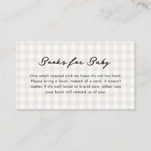 Cartão De Informações Há um trocadilho no Chá de fraldas Neutro de Forno