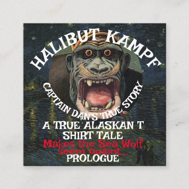 Cartão De Informações Halibut Kampf Prolog do Capitão Dan (Frente)