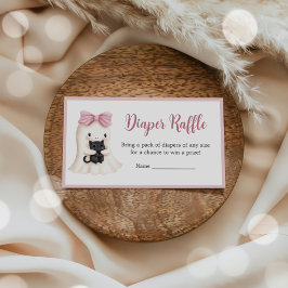 Cartão De Informações Halloween Ghost Girl Fralda Raffle