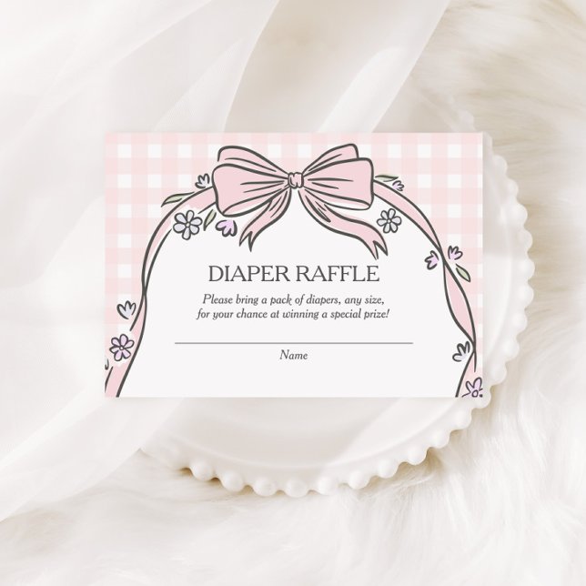 Cartão De Informações Here's the Scoop Pink Ice Cream Sundae Baby Shower (Criador carregado)