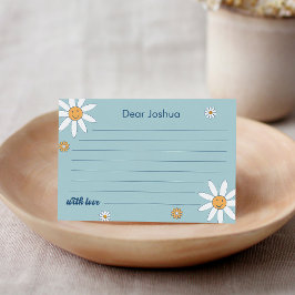 Cartão De Informações HIPPIE DAZE Blue Time Capule Card