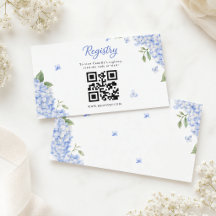 Hortênsia Azul Elegante Floral Aquarela