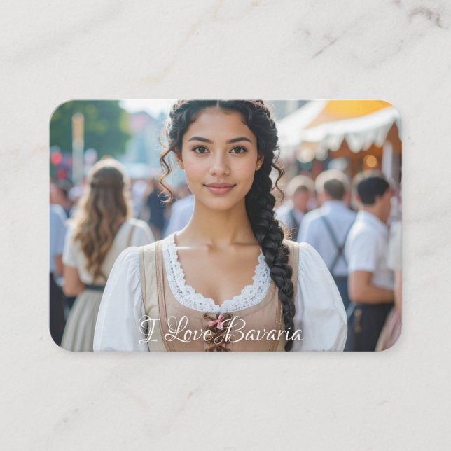 CARTÃO DE INFORMAÇÕES I LOVE BAVARIA (Frente)