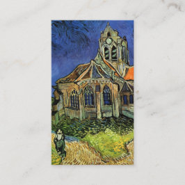 Cartão De Informações Igreja em Auvers pelo Casamento Vincent van Gogh