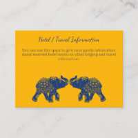 Índio - Elefantes Pensados no Casamento Real Azul