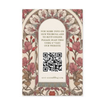 Informações do Site de Casamento com Código QR Art