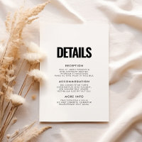 Informações simples sobre convidados de casamento