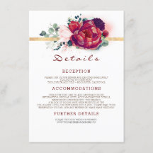 Informações sobre Casamento Dourado e Vermelho da