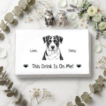 Ingresso de Bebida de Casamento de Cachorro Person