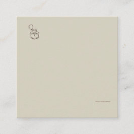 Cartão De Informações Ink Pot-Forgotten Archive- Minimalist