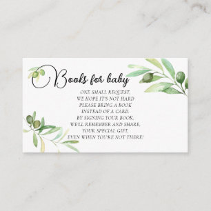 Cartão De Informações Inserir Solicitação de Livro de Chá de fraldas de 