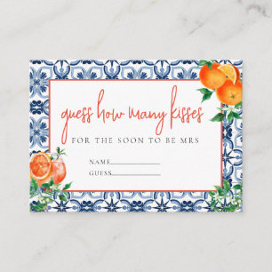 Cartão De Informações Italiano Spritz Quantas Respostas De Jogo De Chá D