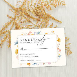 Cartão De Informações Jardim Botânico de Flores Silvestres da Primavera 