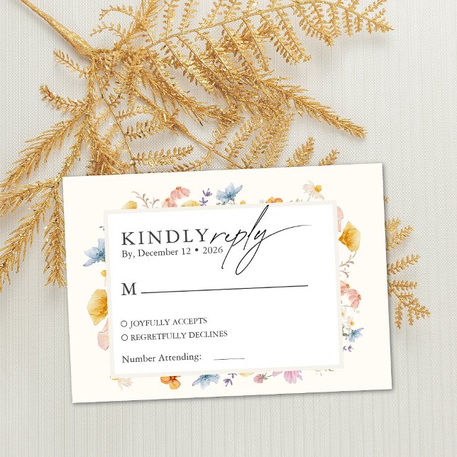 Cartão De Informações Jardim Botânico de Flores Silvestres da Primavera  (Criador carregado)