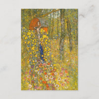 Jardim de Fazenda Gustav Klimt com Crucifix