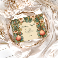 Jardim de Peras Vintage Botânica Diapper Raffle