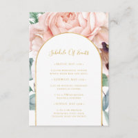 Jardim Floral Blush | Horário de Casamento