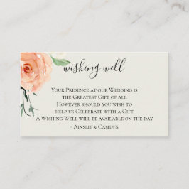 Cartão De Informações Jardin De Fleurs Wishing Bem