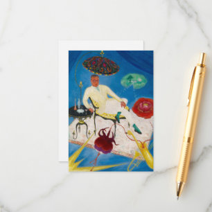 Cartão De Informações Joseph Hergesheimer por Florine Stettheimer